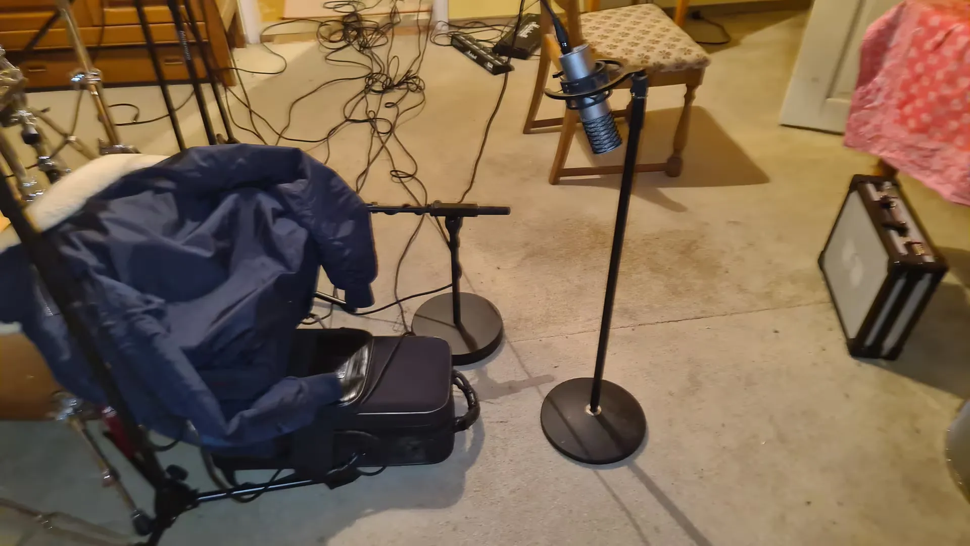 Recording-Setup von Bassed, Februar 2022