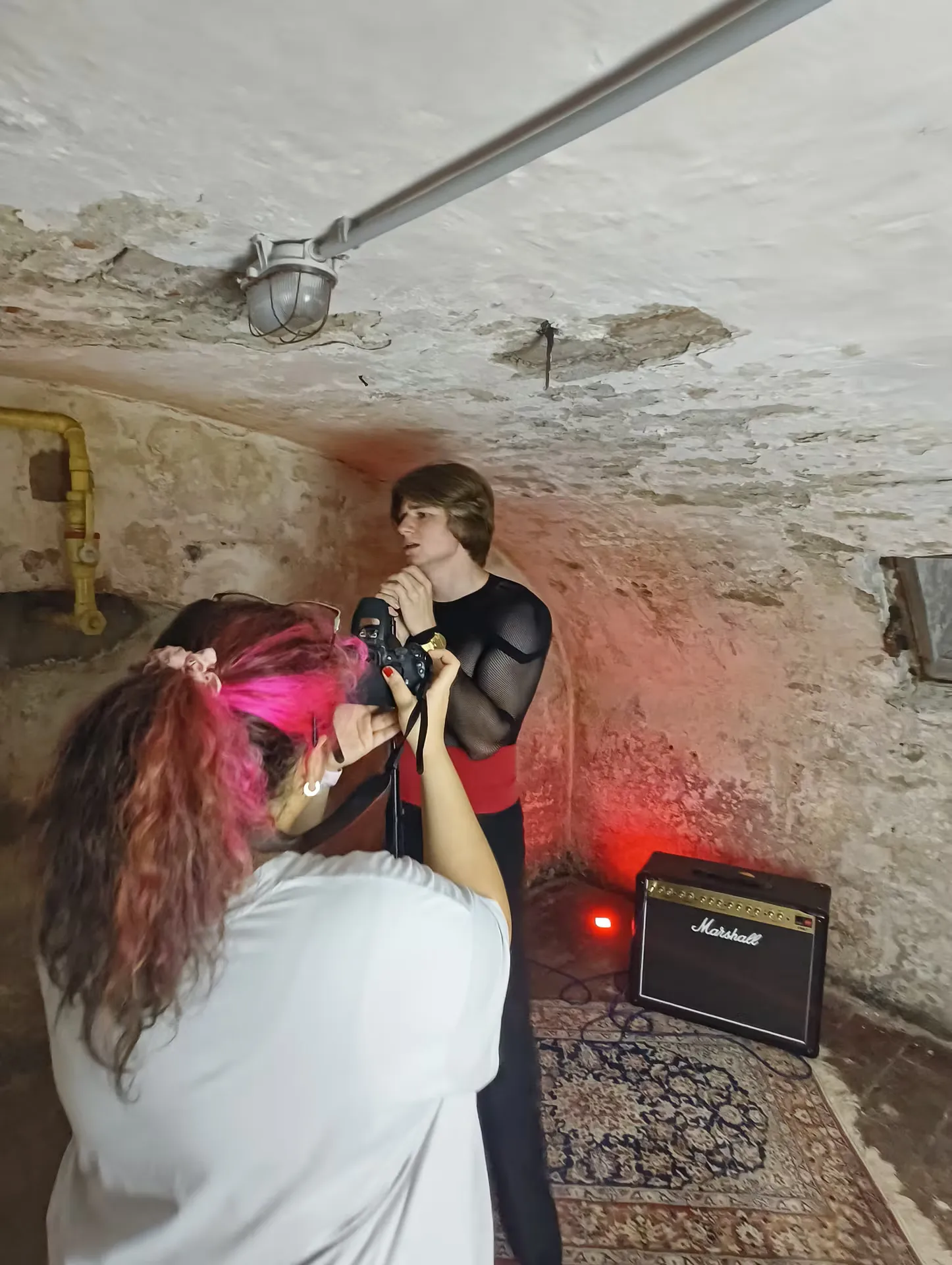 Bandfoto von Bassed im Kellerstudio, September 2024
