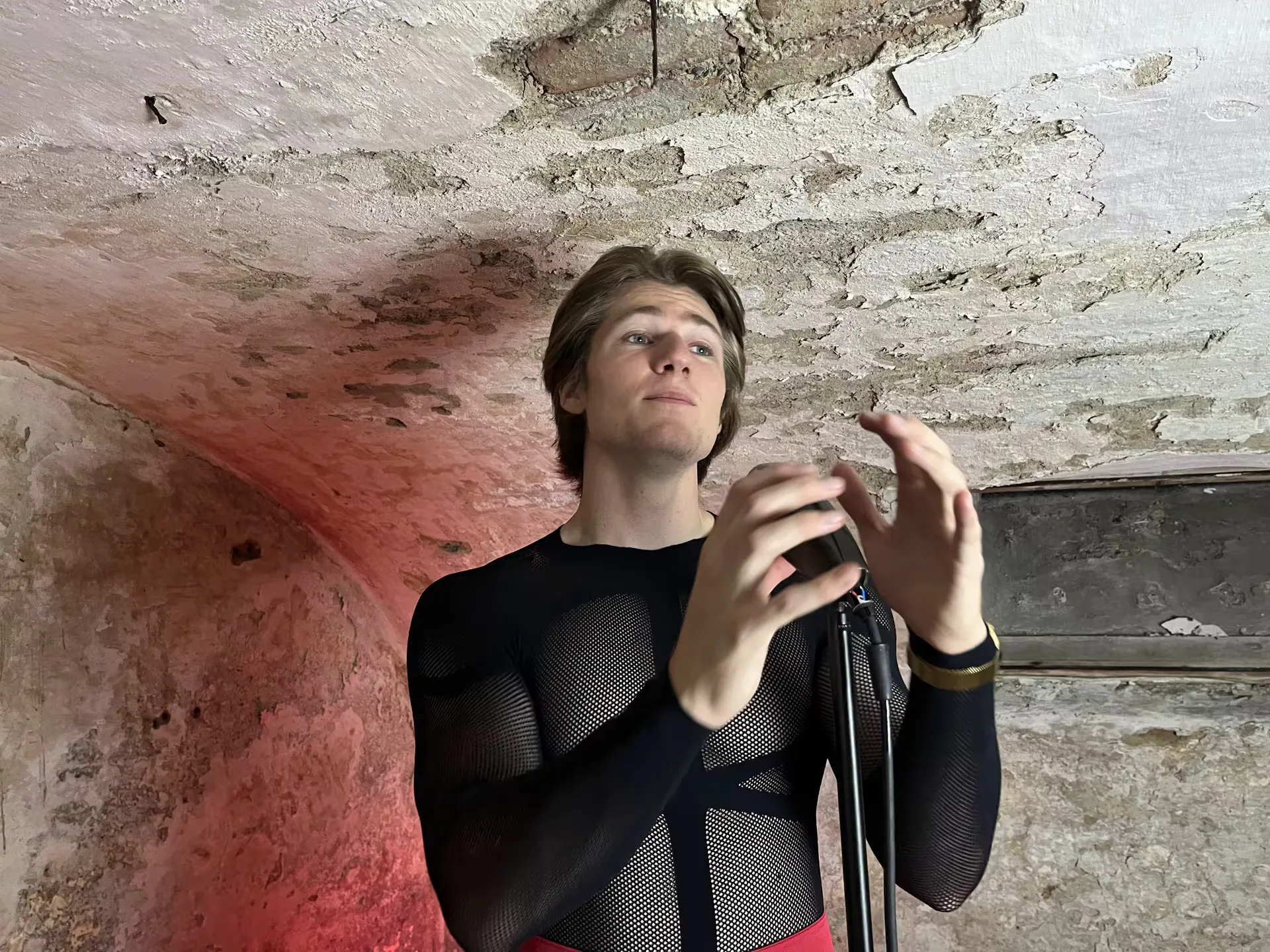 Gesang beim Fotoshooting, September 2024