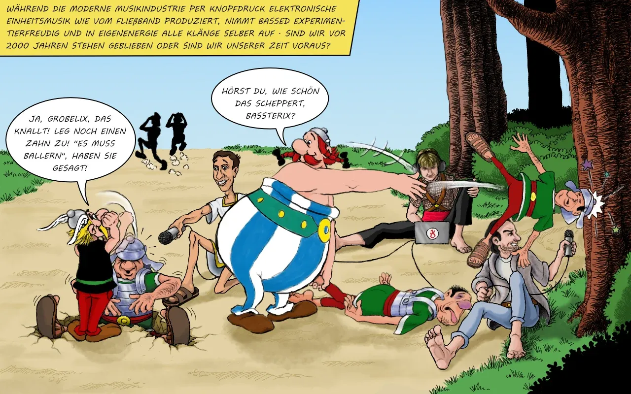 Comic über Bassed